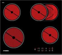 Варочная поверхность Hyundai HHE 6680 BG купить недорого в интернет-магазине со скидкой