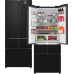 Отдельностоящий холодильник Weissgauff WFD 450 Built-in Inverter NoFrost Dark Inox