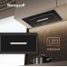 Кухонная встраиваемая вытяжка Weissgauff Aura 456 Touch Black Glass