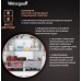 Отдельностоящий холодильник с инвертором Weissgauff WCD 450 White Rock Glass NoFrost Inverter
