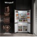 Отдельностоящий холодильник с инвертором Weissgauff WCD 510 Built-in Inverter NoFrost Black Glass