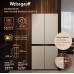 Отдельностоящий холодильник с инвертором Weissgauff WCD 450 BEG NoFrost Inverter