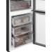 Отдельностоящий холодильник с инвертором Weissgauff WRK 185 Total NoFrost Inverter Black Glass