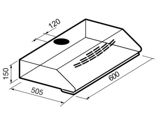 Вытяжка Korting KHT 6230 W