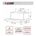 Вытяжка кухонная встраиваемая EXITEQ EX-1146 white
