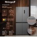 Отдельностоящий холодильник с инвертором Weissgauff WCD 450 X NoFrost Inverter