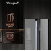 Отдельностоящий холодильник с инвертором Weissgauff WSBS 500 Inverter NoFrost Inox Glass