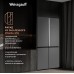 Отдельностоящий холодильник с инвертором Weissgauff WCD 590 NoFrost Inverter Premium Ecofresh Bru Steel Glass
