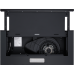 Телескопическая вытяжка Meferi SLIDEBOX60BK LIGHT