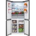 Отдельностоящий холодильник с инвертором Weissgauff WCD 450 Dark Grey NoFrost Inverter