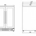 Винный шкаф Dometic E40FGD Elegance