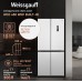 Отдельностоящий холодильник с инвертором Weissgauff WCD 450 WNF Built-in