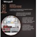 Отдельностоящий холодильник с инвертором Weissgauff WCD 450 Inox Glass NoFrost Inverter