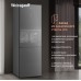 Отдельностоящий холодильник Weissgauff WRK 195 D Full NoFrost Bru Steel Glass