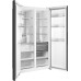 Отдельностоящий холодильник с инвертором Weissgauff WSBS 1036 Inverter NoFrost Premium White Glass