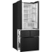 Отдельностоящий холодильник Weissgauff WFD 450 Built-in Inverter NoFrost Dark Inox