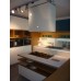 Вытяжка Falmec Design+ LAGUNA isola 60 inox vetro bianco (800) CLDI6075.E0P2#ZZZI491F+KACL.822#F