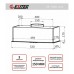 Вытяжка кухонная встраиваемая EXITEQ EX-1246 white