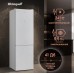 Отдельностоящий холодильник с инвертором Weissgauff WRK 2000 Total NoFrost Inverter White Rock Glass