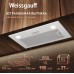 Кухонная встраиваемая вытяжка Weissgauff Arum 600 PB White Enamel
