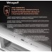 Отдельностоящий холодильник с инвертором Weissgauff WCD 510 Built-in Inverter NoFrost Black Glass
