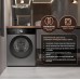 Стиральная машина с прямым приводом Weissgauff WM 45127 Direct Drive Inverter Steam Deep Grey