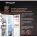 Отдельностоящий холодильник с инвертором Weissgauff WSBS 1036 Inverter NoFrost Premium Black Glass