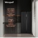 Отдельностоящий холодильник с инвертором Weissgauff WSBS 500 Inverter NoFrost Black Glass