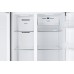 Отдельностоящий холодильник с инвертором Weissgauff WSBS 600 NoFrost Inverter Blue Glass