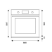 Электрический духовой шкаф Bertazzoni Professional F6011PROPTN черный