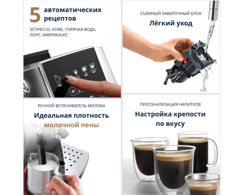 Кофемашина DeLonghi ECAM220.30.SB