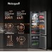Встраиваемый холодильник с инвертором Weissgauff WRKI 2000 Total NoFrost Inverter Premium Ecofresh Inox