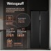 Отдельностоящий холодильник с инвертором Weissgauff WSBS 500 Inverter NoFrost Black Glass