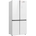 Отдельностоящий холодильник с инвертором Weissgauff WCD 590 Nofrost Inverter Premium EcoFresh White Glass