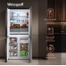 Отдельностоящий холодильник с инвертором Weissgauff WCD 450 Rock Glass NoFrost Inverter