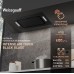 Кухонная встраиваемая вытяжка Weissgauff Intense 600 Touch Black Glass