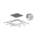 Варочная панель газовая MEFERI MGH604BK GLASS COMFORT