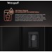 Отдельностоящий холодильник с инвертором и подачей воды Weissgauff WSBS 600 XB NoFrost Inverter Water Dispenser