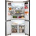 Отдельностоящий холодильник с инвертором Weissgauff WCD 510 Built-in Inverter NoFrost Champagne Glass