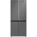 Отдельностоящий холодильник с инвертором Weissgauff WCD 590 NoFrost Inverter Premium Ecofresh Bru Steel Glass