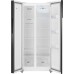 Отдельностоящий холодильник с инвертором Weissgauff WSBS 500 Inverter NoFrost White Glass
