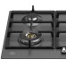Газовая варочная панель Bertazzoni Heritage P604LHERNE черная