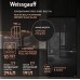 Отдельностоящий холодильник с инвертором Weissgauff WCD 510 Built-in Inverter NoFrost Black Glass