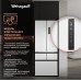 Отдельностоящий холодильник Weissgauff WFD 450 Built-in Inverter NoFrost White