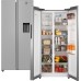 Отдельностоящий холодильник с инвертором и подачей воды Weissgauff WSBS 600 X NoFrost Inverter Water Dispenser