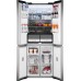 Отдельностоящий холодильник с инвертором Weissgauff WCD 480 Total NoFrost Inverter Silk Inox Built-in