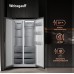 Отдельностоящий холодильник с инвертором Weissgauff WSBS 590 NoFrost Inverter Premium Rock Glass
