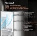Отдельностоящий холодильник с инвертором Weissgauff WRK 2000 Total NoFrost Inverter Beige Glass