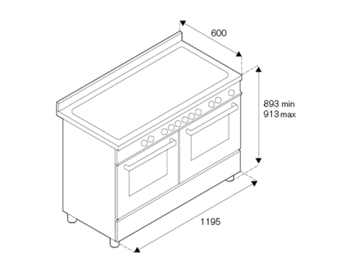 Варочный центр Bertazzoni MAS126G2EXT