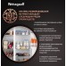Отдельностоящий холодильник с инвертором Weissgauff WSBS 600 NoFrost Inverter Blue Glass